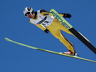 Former ski jump athlete and current ski jump coach